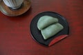 Japanese riceÃ¢â¬Âflour dumpling mixed with mugwort